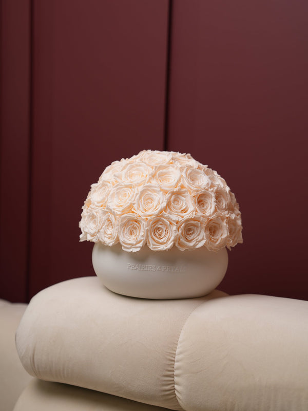 Grandeur Ceramic Rose Arrangement | Prairies & Petals