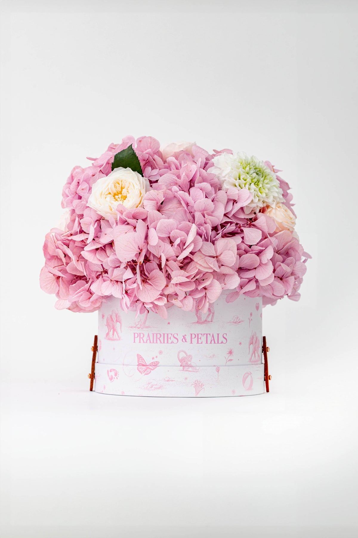 Newborn Garden Arrangement in Baby Pink