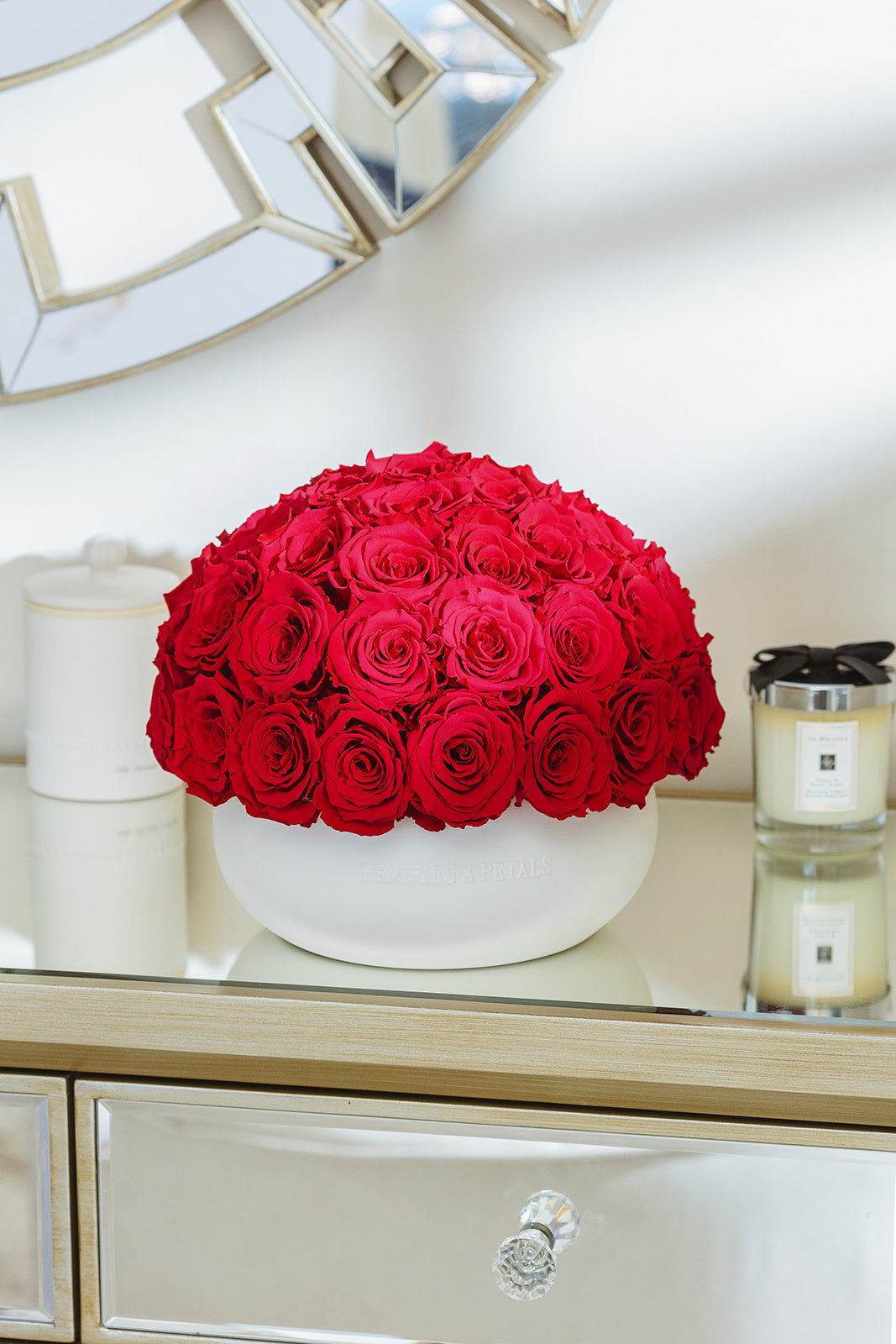 Red roses, Grandeur Collection by Prairies & Petals