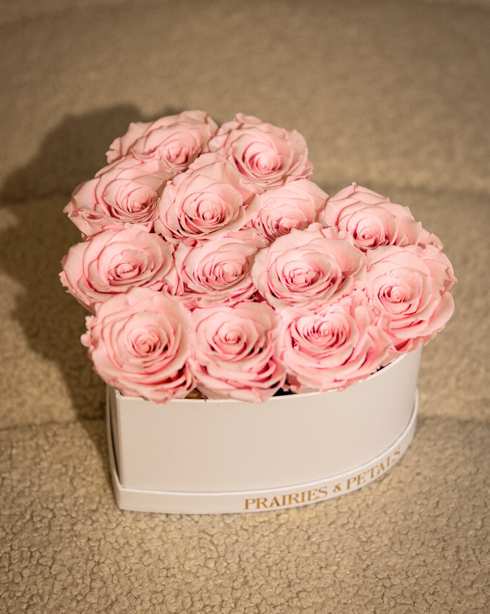 Pink roses, Mini Kardia by Prairies & Petals