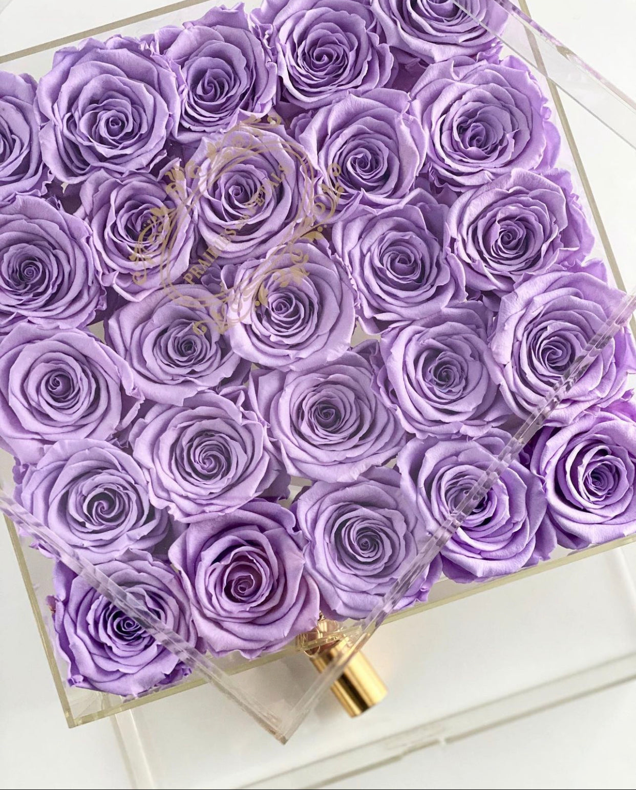 Lilac roses, 25 Rose Clara by Prairies & Petals